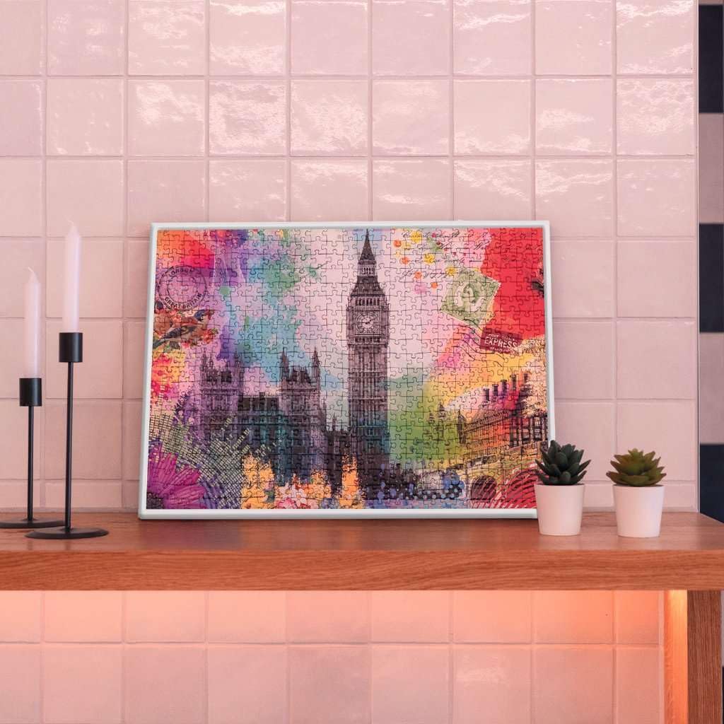 Puzzlezubehör - Puzzle-Rahmen, weiß