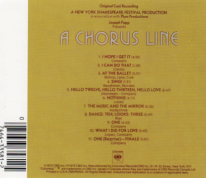 A Chorus Line - Original Cast Recording