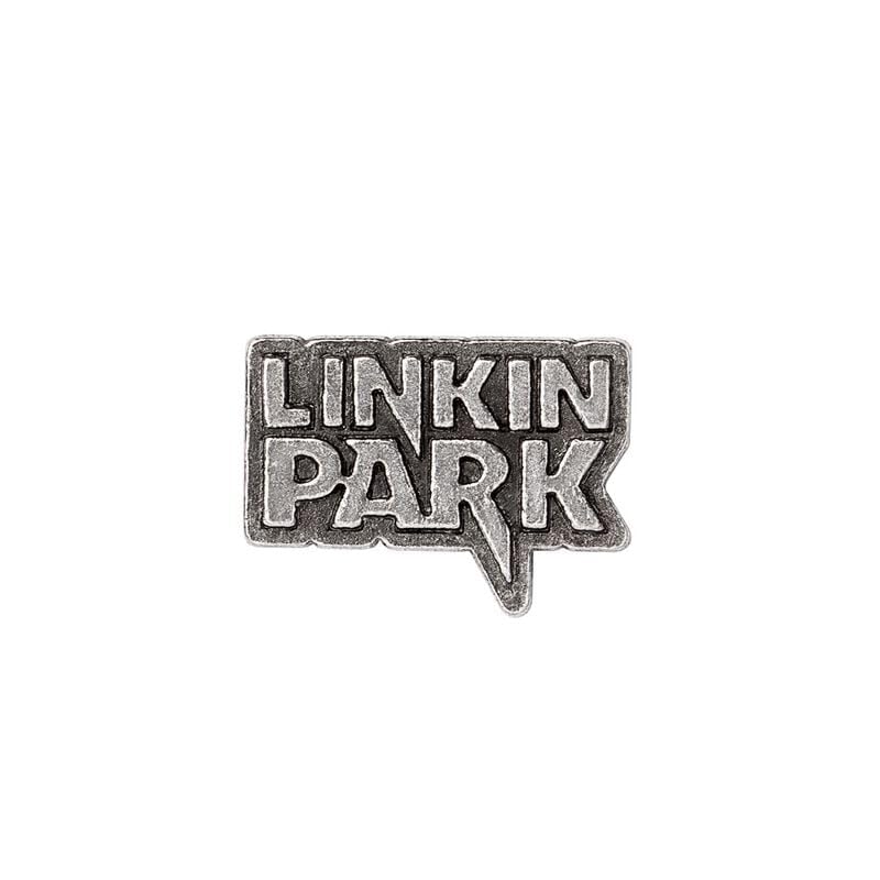 Linkin Park Logo Unisex Pin Silver Band Merch, Bands
