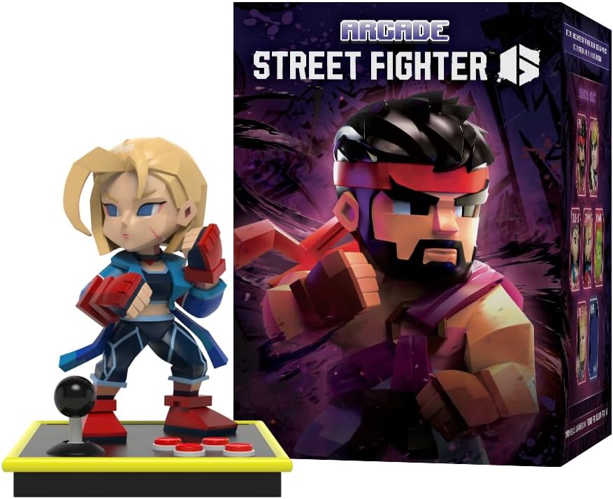 Mighty Jaxx Arcade: Capcom Street Fighter Series | Sealed Tray of 6 - Contains No Duplicates | Blind Box Collectible Figurines