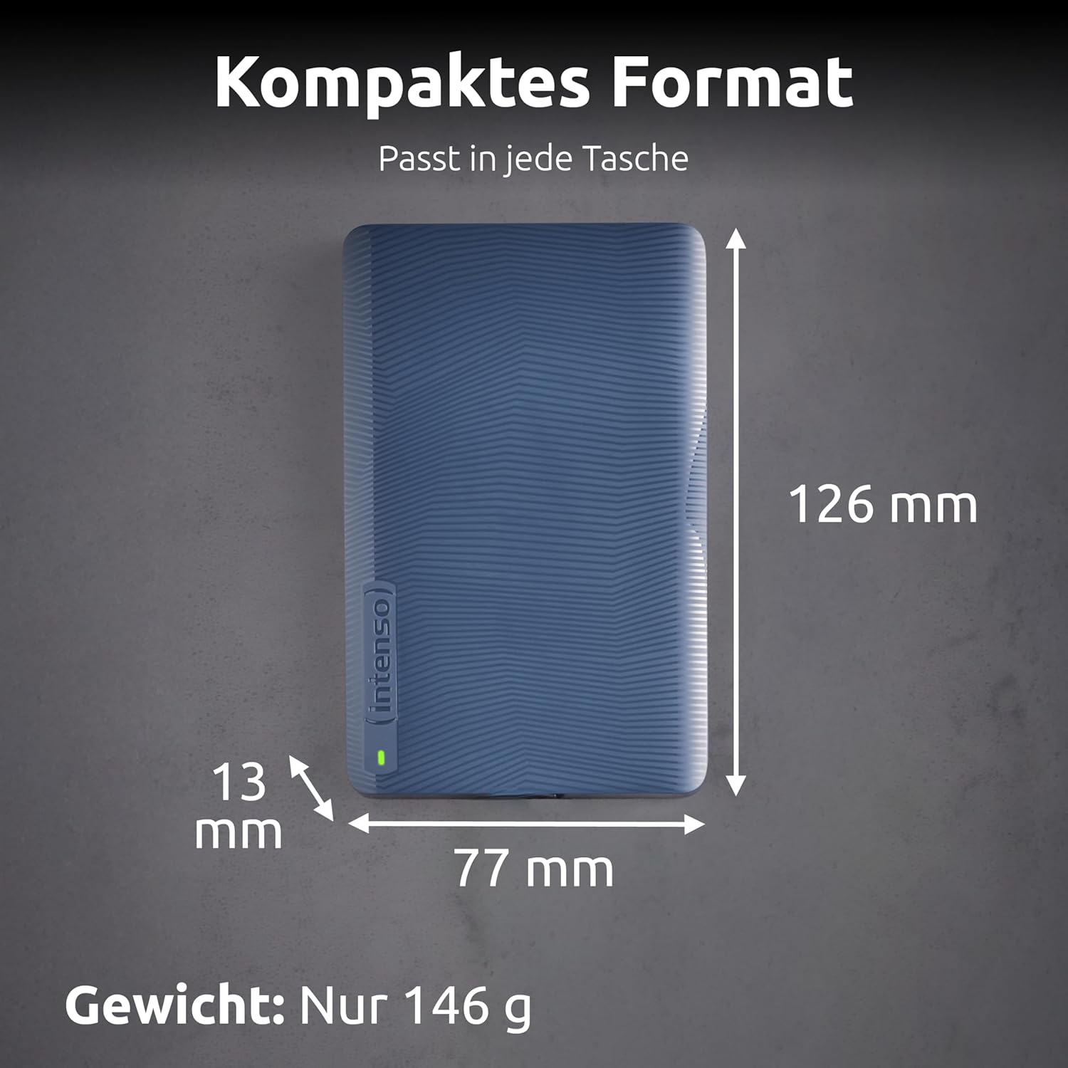Portable Hdd 3.2 2Tb 2.5`` Blue