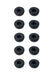 Jabra 14101-60 Engage 65 75 Duo Ear Pads 5 x 2 Pieces Black