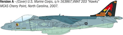 Italeri IT90193 1/72 US Marine Corps AV-8B Harrier II Plastic Model