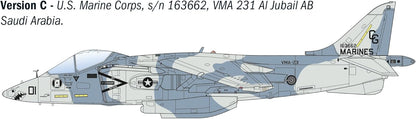 Italeri IT90193 1/72 US Marine Corps AV-8B Harrier II Plastic Model