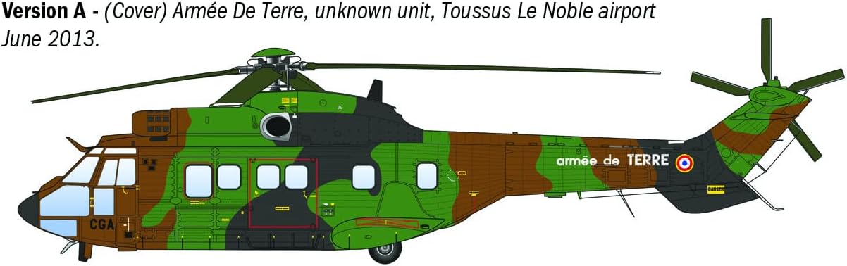 Italeri IT91096 1/72 AS332 Super Puma Plastic Model Helicopter