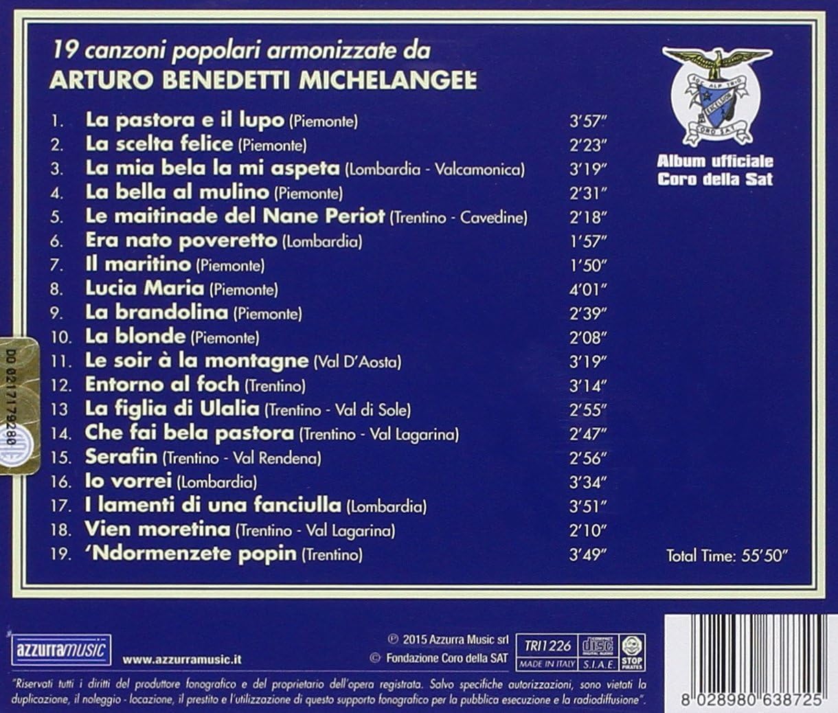 Le Canzoni Della Nostra Tradizione Popolare