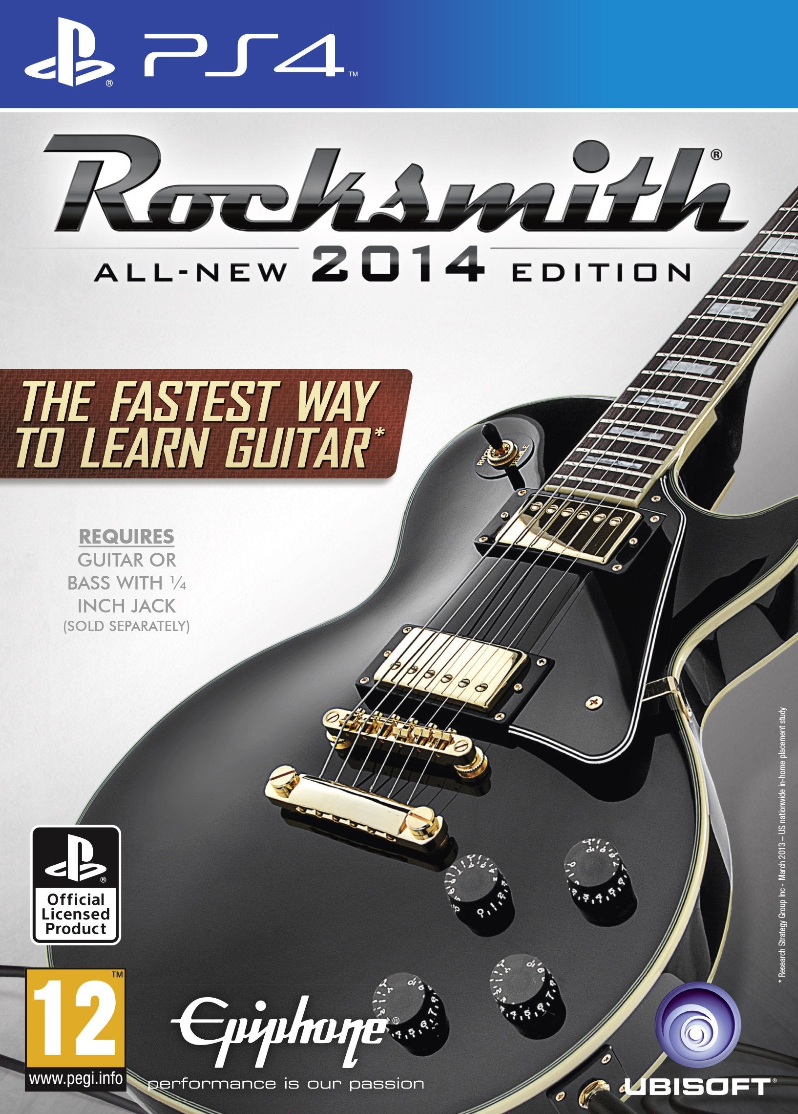Rocksmith 2014 Edition with Real Tone Cable (PS4) PlayStation 4 Includes Real Tone cable