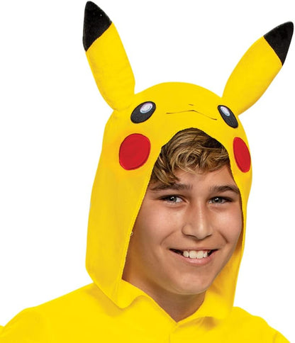 Disguise Pikachu Official Pokemon Costume Hoodie Jumpsuit Unisex Kids