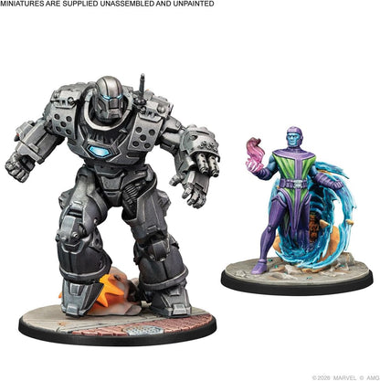 Asmodee | Marvel: Crisis Protocol Iron Lad, Iron Monder, Kang The Conqueror & Rescue | Miniatures Game | Ages 14+ | 2 Players | 90 Minutes Playing Time