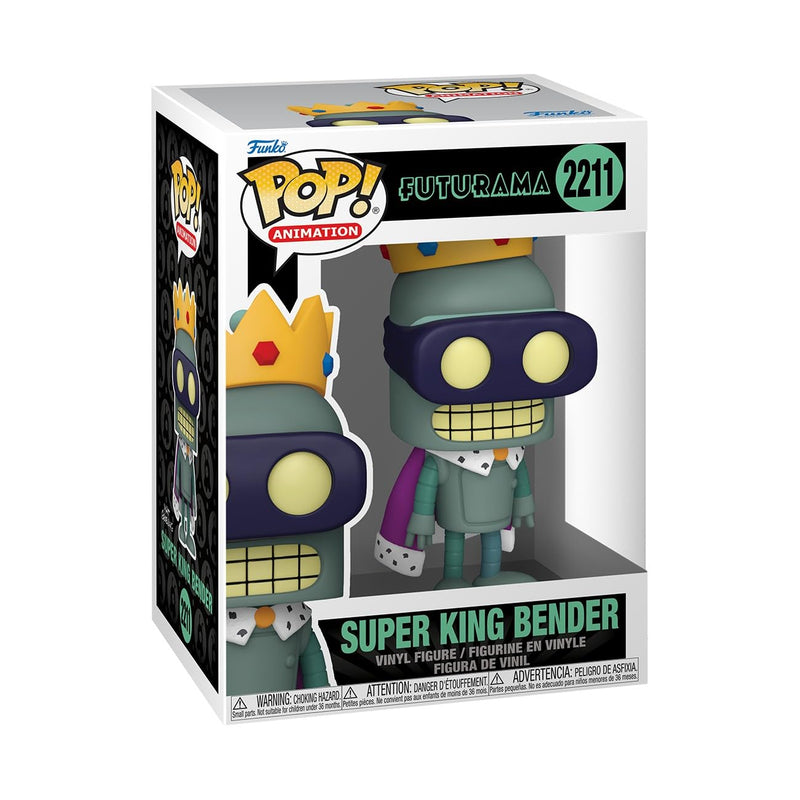 Funko POP! Animation: Futurama - Super King Bender - Collectable Vinyl Figure - Gift Idea - Official Merchandise - Toys For Kids & Adults - Model Figure for Collectors and Display