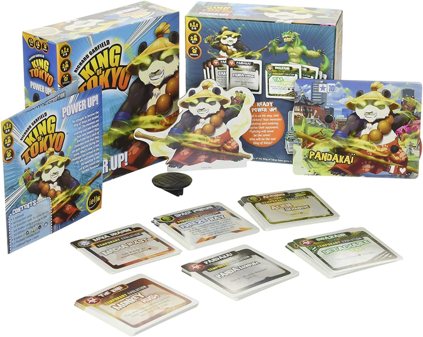 IELLO | King of Tokyo: Power Up Expansion | Board Game | Ages 8+ | 2 to 6 Players | 30 mins Minutes Playing Time