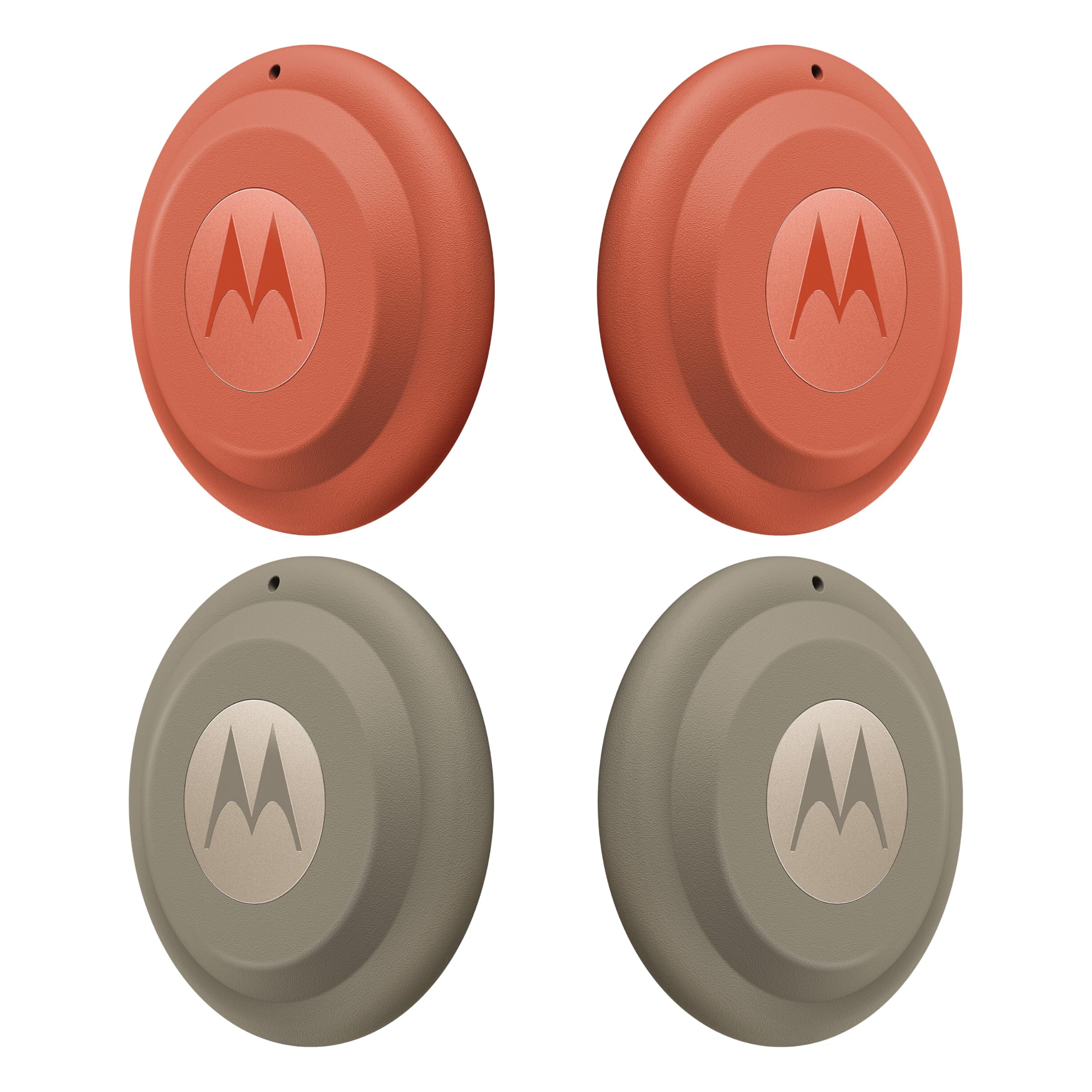 Motorola Moto Tag 2 - Anti-Loss Bluetooth Tag For Mobile Phone - Pantone Arabesque, Pantone Laurel Oak (Pack Of 4)