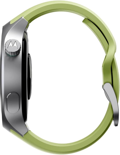 Moto Watch Premium Silver+Herbal Garden
