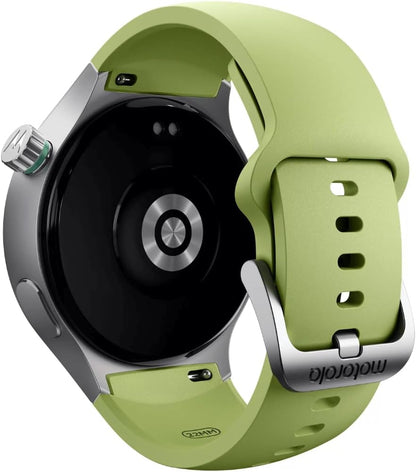 Moto Watch Premium Silver+Herbal Garden