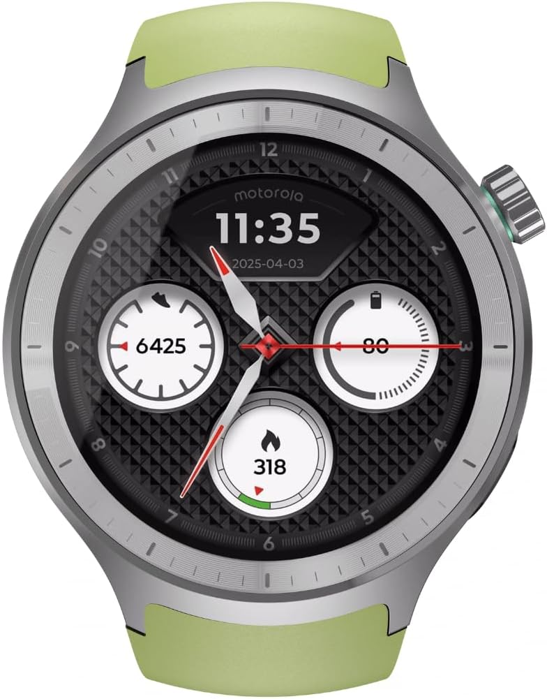Moto Watch Premium Silver+Herbal Garden