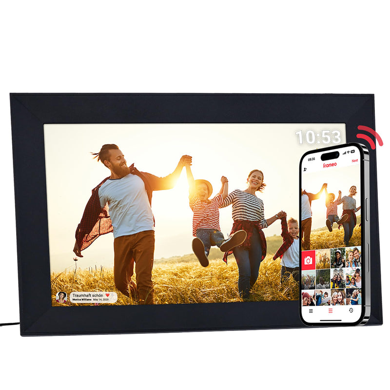 Rollei - Smarter Picture Frame - 10 Diagonal - Wifi - App Control - Model 103 - Black