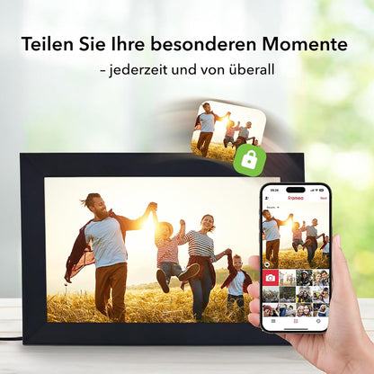 Rollei - Smarter Picture Frame - 10 Diagonal - Wifi - App Control - Model 103 - Black