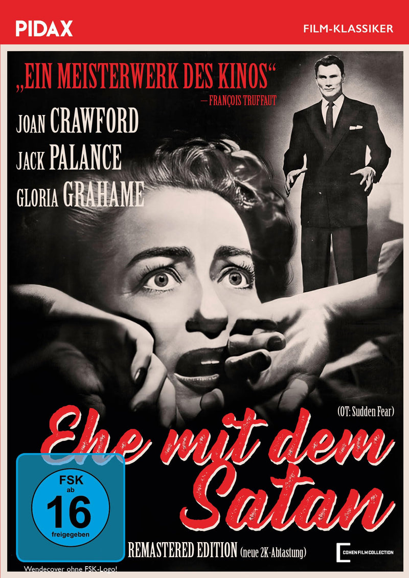 Ehe mit dem Satan (Sudden Fear) Edition / Film-Noir-Meisterwerk mit Starbesetzung (neue 2K-Abtastung) (Pidax Film-Klassiker