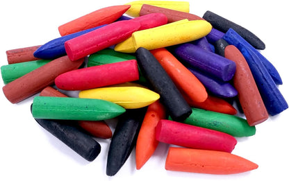 Major Brushes Assorted Chubby Wax Crayons - Pack of 40