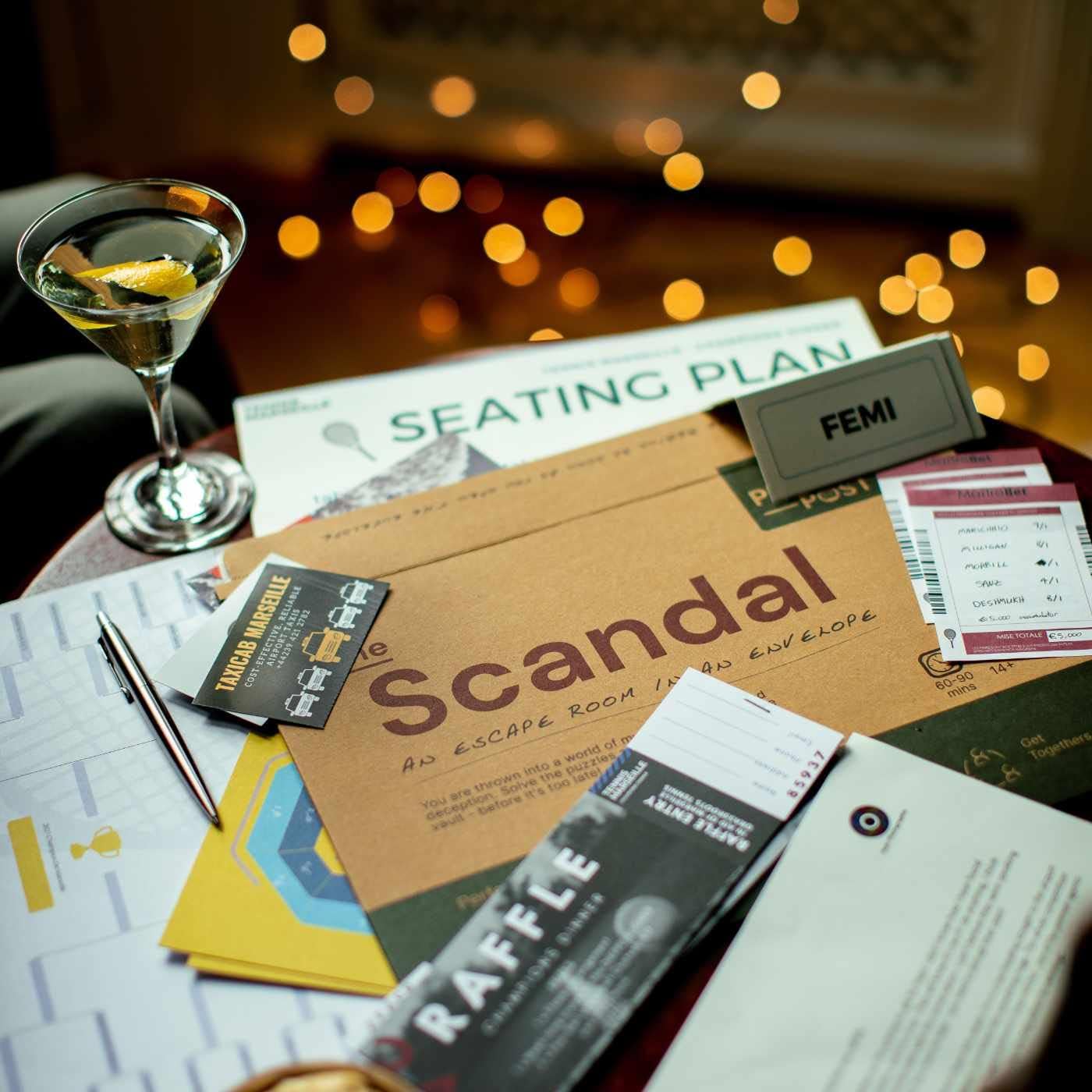 Puzzlepost Escape Room im Umschlag | Puzzle Mystery Spiel | Perfekt für den Spieleabend