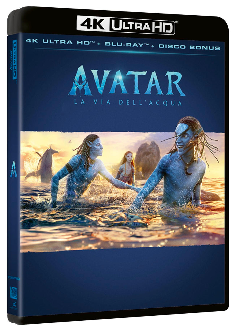 Avatar - La Via Dell`Acqua (2 4K Ultra Hd + Blu-Ray Hd) - (Italian Import)