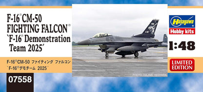 Hasegawa 607558-1/48 F-16Cm-50 Fighting Falcon 1:48 Scale