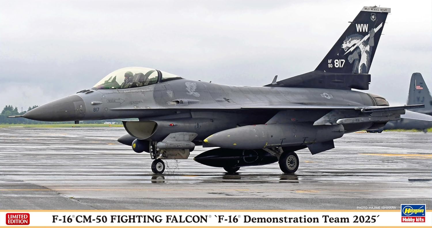 Hasegawa 607558-1/48 F-16Cm-50 Fighting Falcon 1:48 Scale