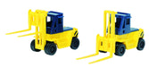 TomyTec - 1/160 Forklift Set Yellow 2 Pcs. 3517