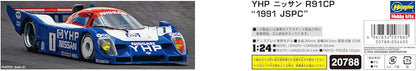 Hasegawa 620788-1/24 YHP Nissan R91Cp - 1:24 Scale