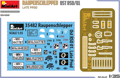 Miniart 1:35 Raupenschlepper Ost RSO/01. Late Prod