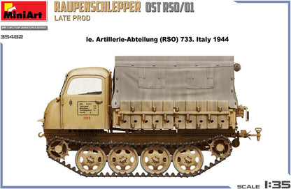 Miniart 1:35 Raupenschlepper Ost RSO/01. Late Prod