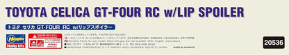 Hasegawa 1:24 Toyota Celica GT-Four RC W/Lip Spoiler, Multicolor (HA20536