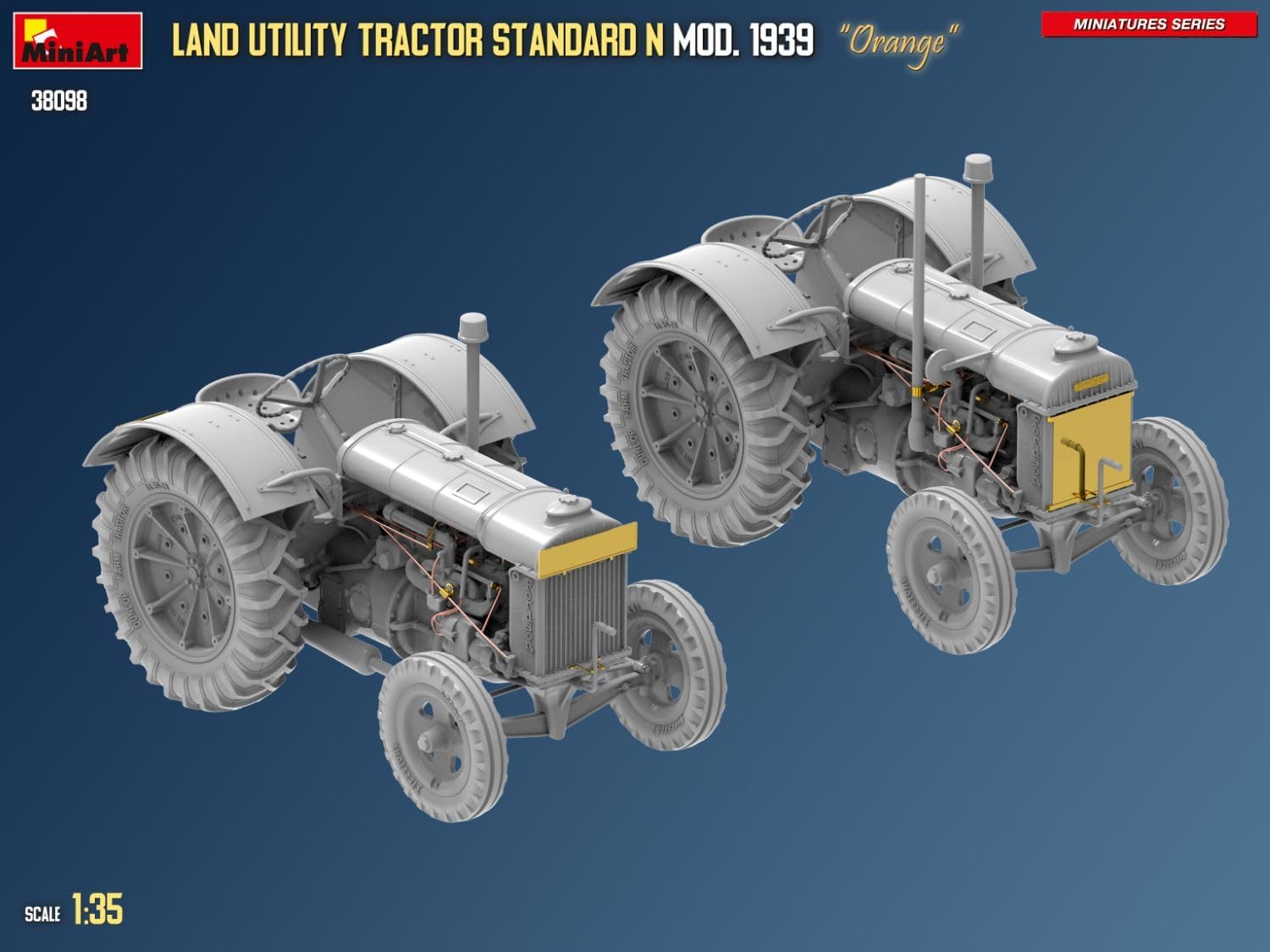 MiniArt - 1/35 Land Utility Tractor Standard N ?Ç£orange?Ç¥ Mod. 1939