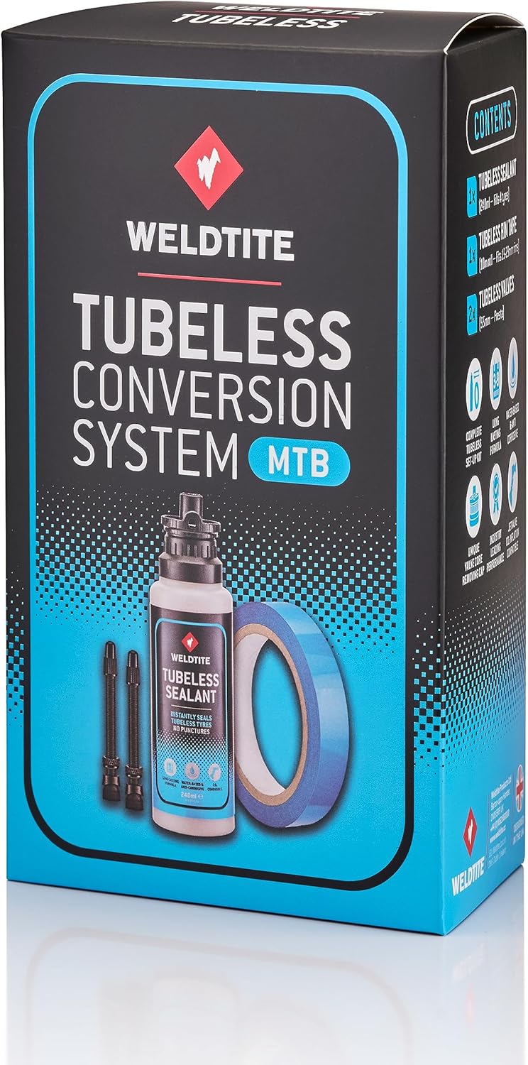 WELDTITE Tubeless Tyre Repair Kits and Sealant for Bikes