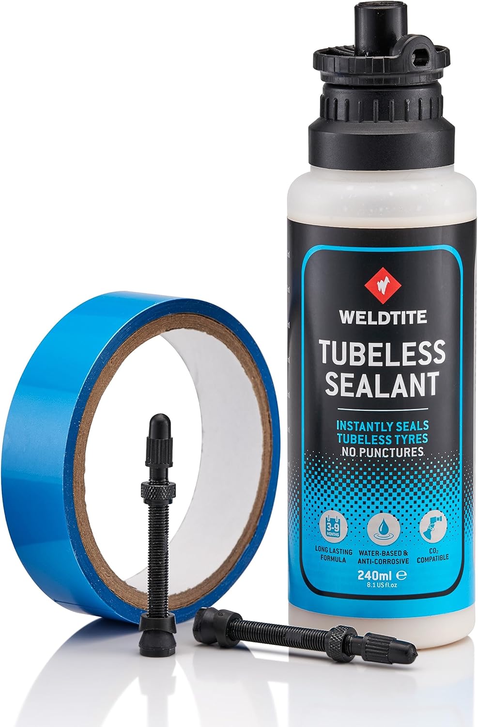 WELDTITE Tubeless Tyre Repair Kits and Sealant for Bikes