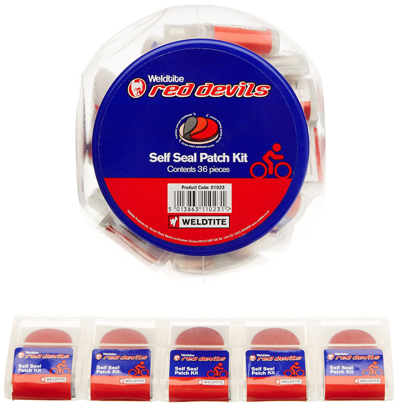 Weldtite Red Devil Self Seal Puncture Repair Kit (Dispenser 25)
