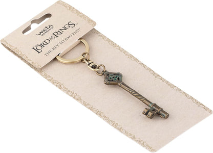 Weta Workshop - The Lord of the Rings Trilogy - The Key to Bag End Keyring, Silver, One size