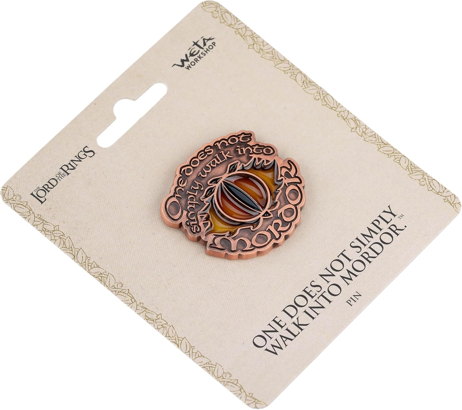 WETA Workshop - The Lord of the Rings Trilogy - One Does Not Simply Walk Into Mordor Enamel Pin