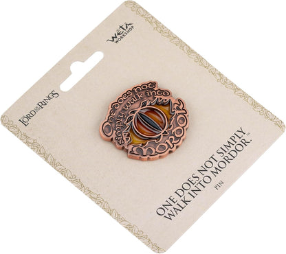 WETA Workshop - The Lord of the Rings Trilogy - One Does Not Simply Walk Into Mordor Enamel Pin