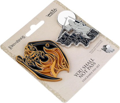 WETA Workshop - The Lord of the Rings Trilogy - You Shall Not Pass Enamel Pin Set