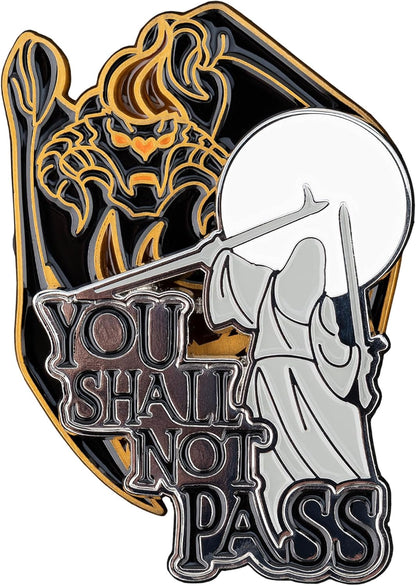 WETA Workshop - The Lord of the Rings Trilogy - You Shall Not Pass Enamel Pin Set