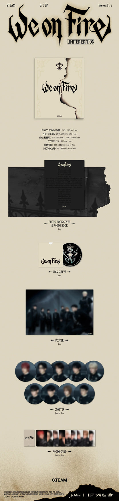 3rd EP 'We On Fire' (Limited Ver.)