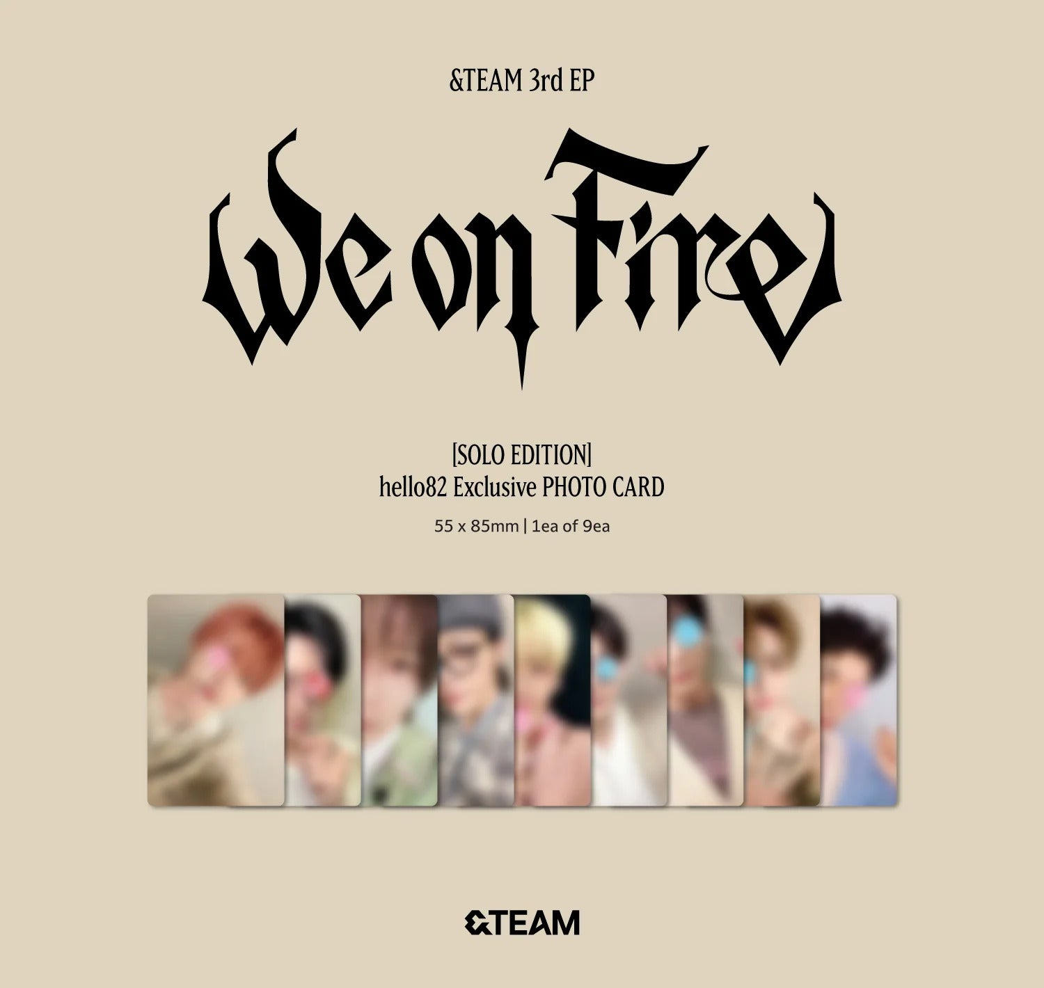 3rd EP 'We On Fire' (Solo Ver.)