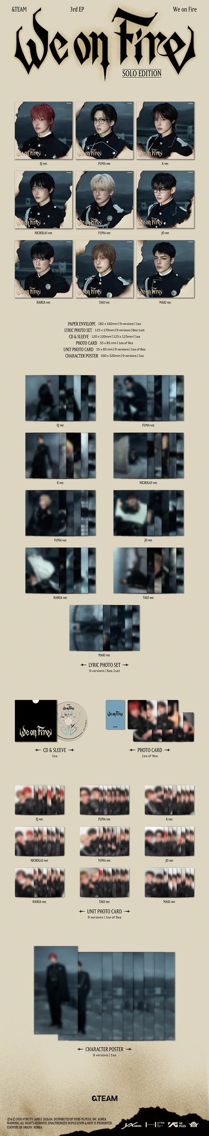 3rd EP 'We On Fire' (Solo Ver.)