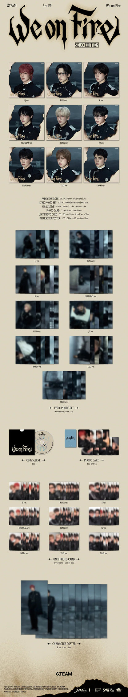 3rd EP 'We On Fire' (Solo Ver.)