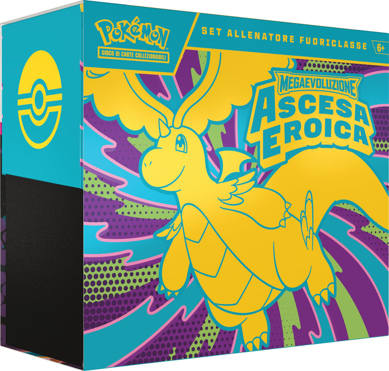Pokémon: set Allenatore Fuoriclasse dell’espansione Megaevoluzione - Ascesa Eroica del GCC Pokémon (una carta promozionale a figura intera, nove buste di espansione e accessori premium