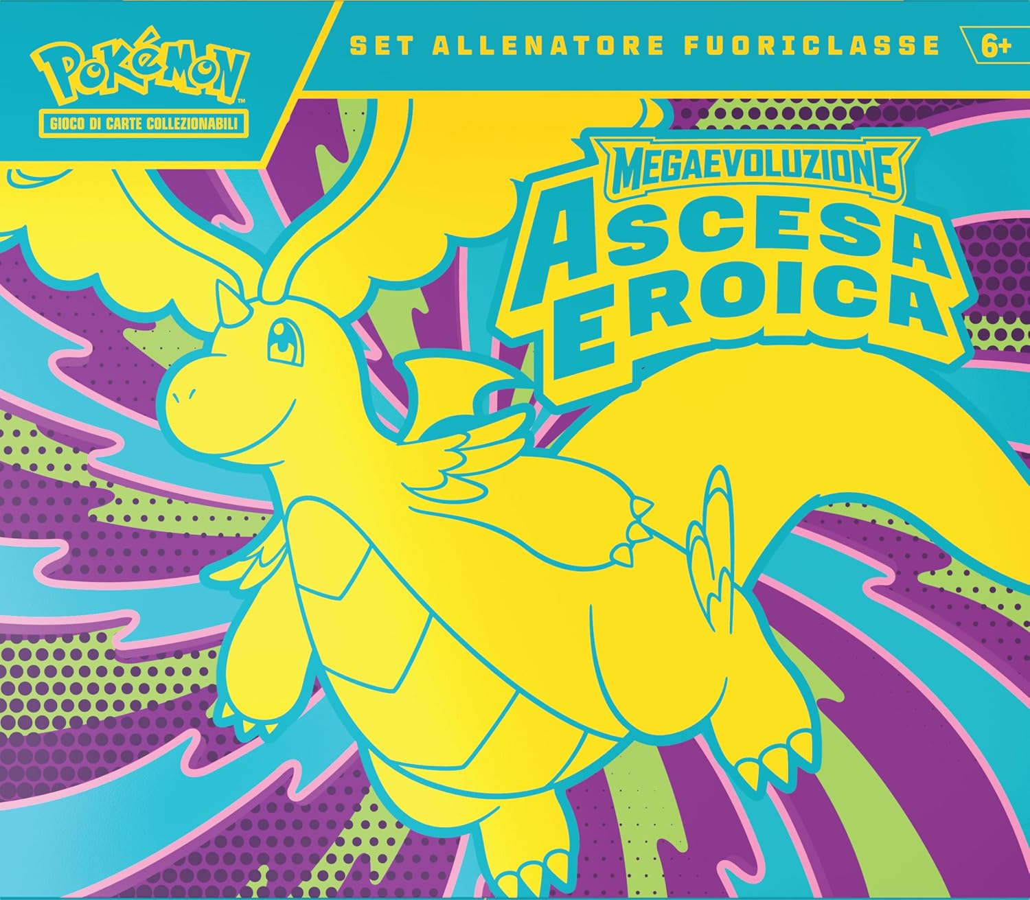 Pokémon: set Allenatore Fuoriclasse dell’espansione Megaevoluzione - Ascesa Eroica del GCC Pokémon (una carta promozionale a figura intera, nove buste di espansione e accessori premium