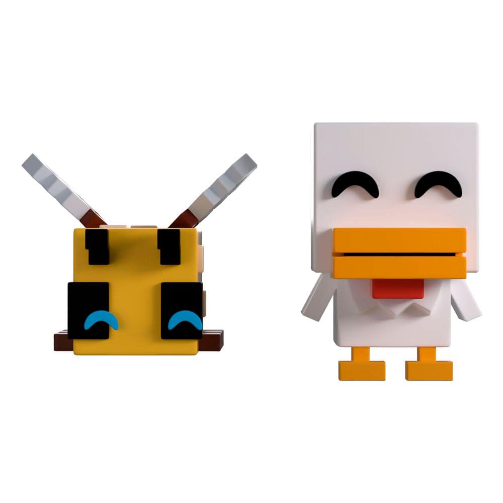 Minecraft Vinyl Figuren Bee and Chicken