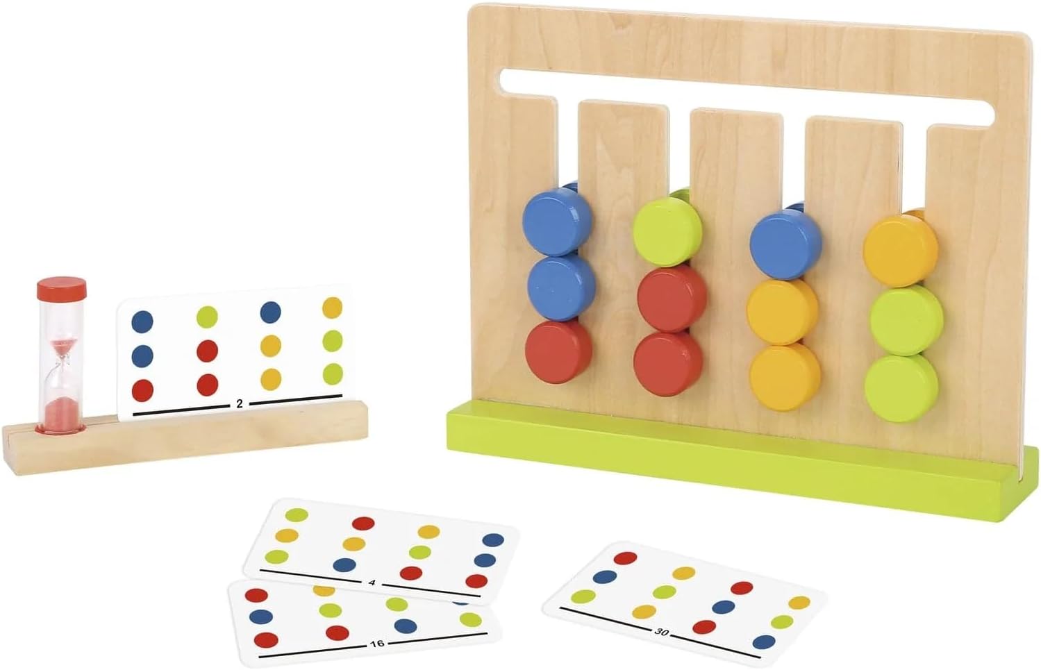 Tooky Toy Wooden Logic Game Puzzle, 3+, Pattern Matching, Problem-Solving, Educational