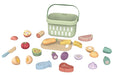 Wooden Cutting Food Set, Pretend Play Toy, Ages 3+, with Storage Basket, 1.1 kg